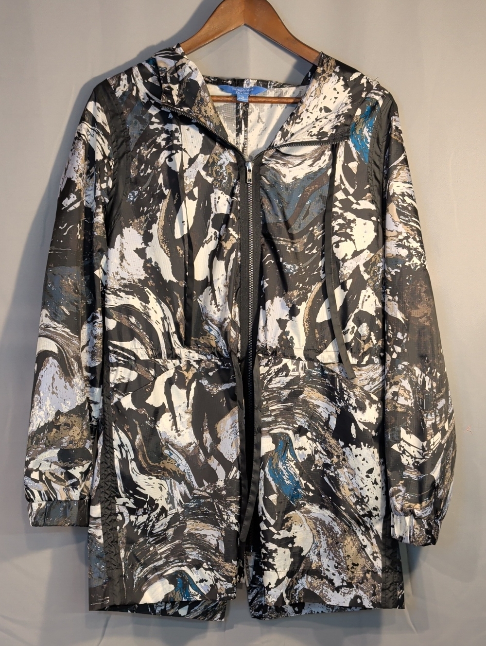 Abstract Lightweight Windbreaker
